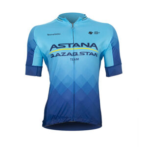 BONAVELO Cyklistický dres s krátkym rukávom - ASTANA 2022 - modrá XL