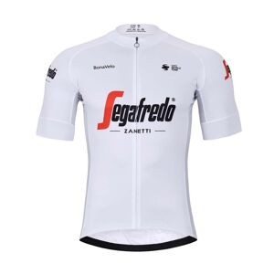 BONAVELO Cyklistický dres s krátkym rukávom - TREK 2022 - biela