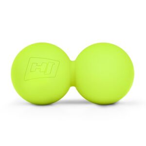 Dvojitá masážna loptička 63mm - limetková