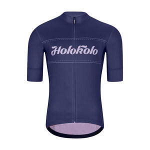 HOLOKOLO Cyklistický dres s krátkym rukávom - GEAR UP - modrá 6XL
