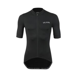 LE COL Cyklistický dres s krátkym rukávom - HORS CATEGORIE II - čierna S