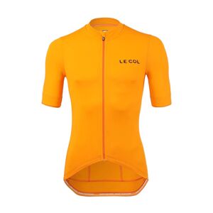 LE COL Cyklistický dres s krátkym rukávom - HORS CATEGORIE II - oranžová XL