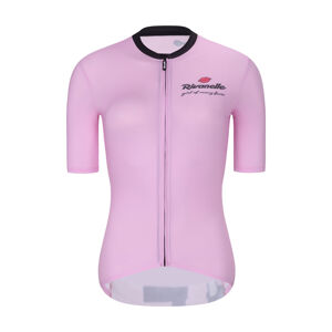 RIVANELLE BY HOLOKOLO Cyklistický dres s krátkym rukávom - VOGUE - ružová/čierna L