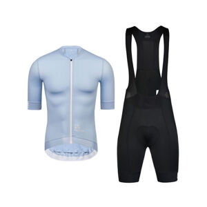 MONTON Cyklistický krátky dres a krátke nohavice - TRAVELER MAX - čierna/modrá